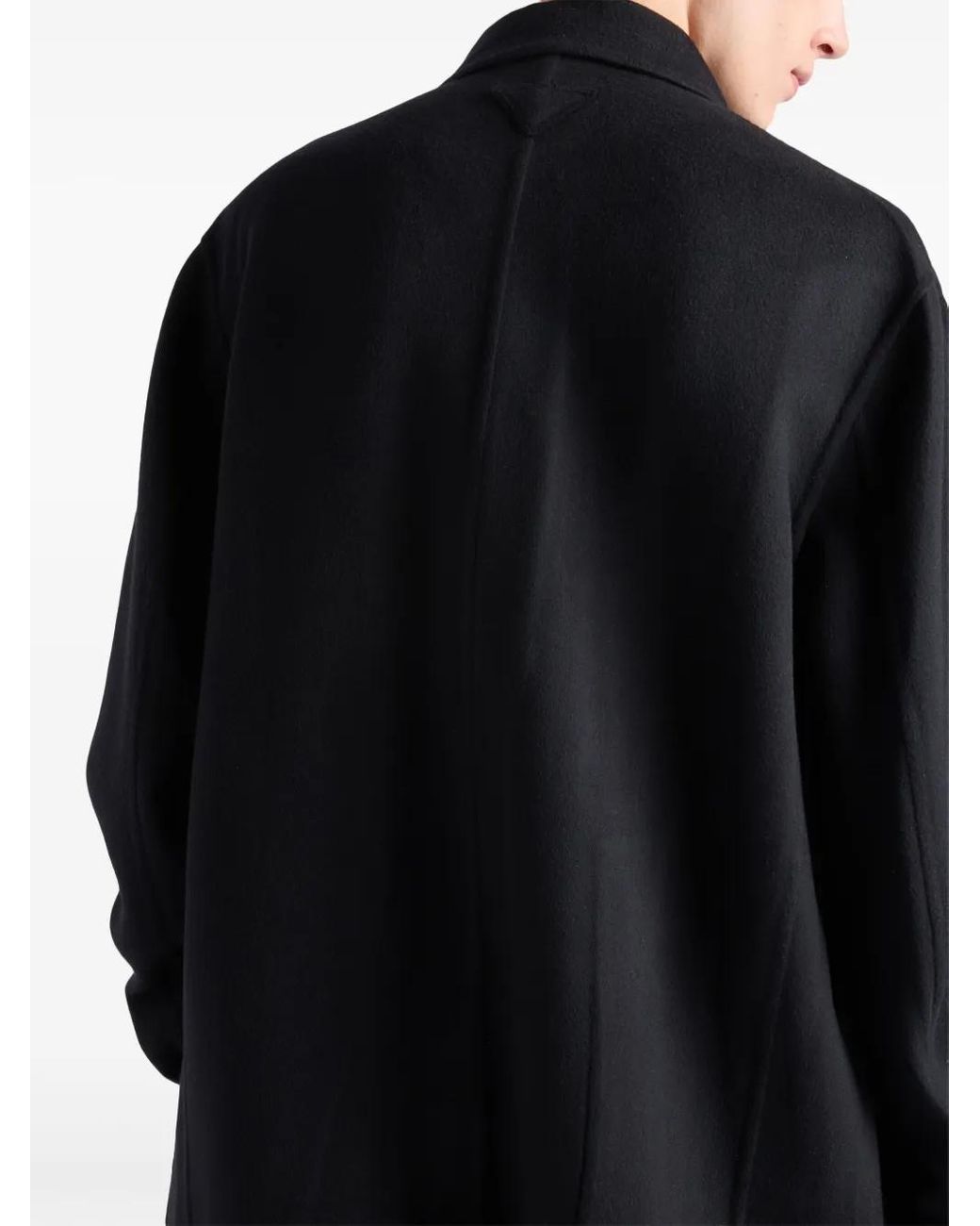 Prada Black Cashmere Coat for men