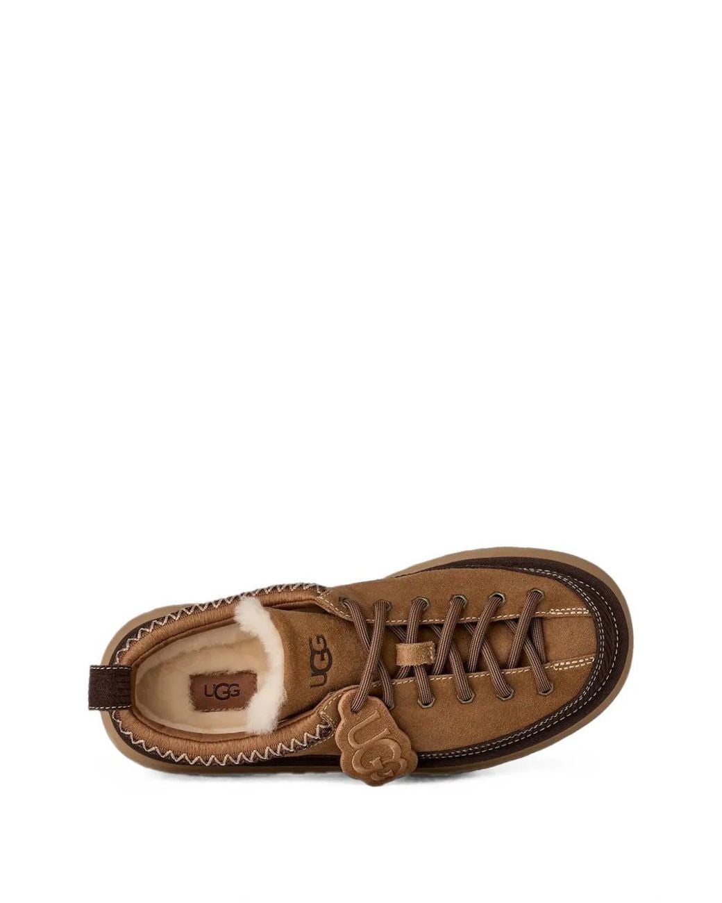 Ugg Brown Heritage Lace-Up Slippers
