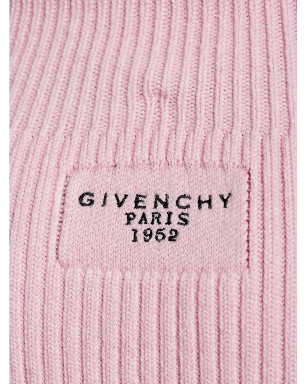 Givenchy Pink Gerippter Midirock
