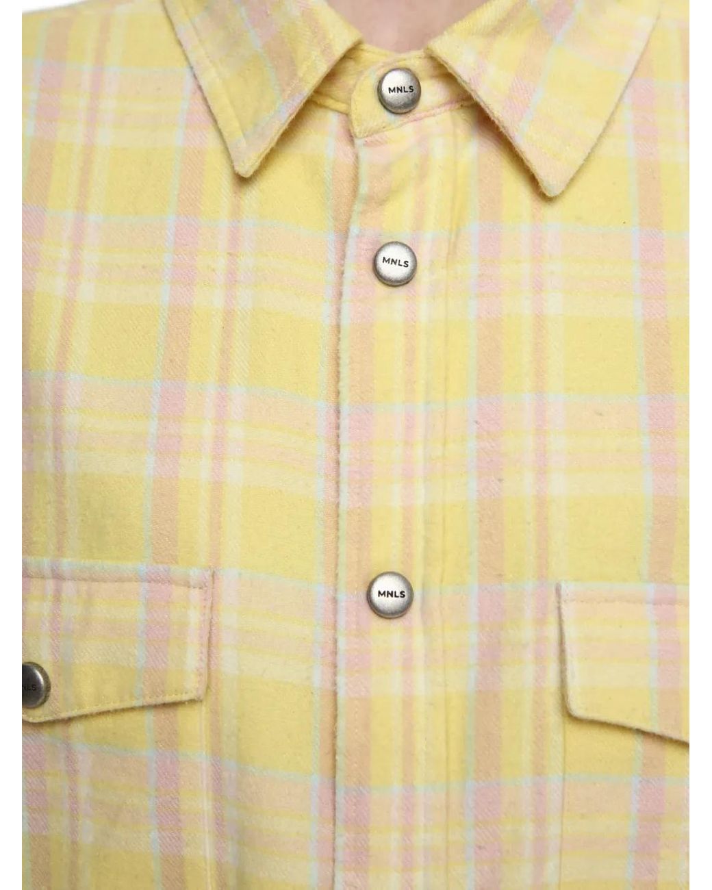 Mainless Natural Flap Pocket Button-Up Shirt