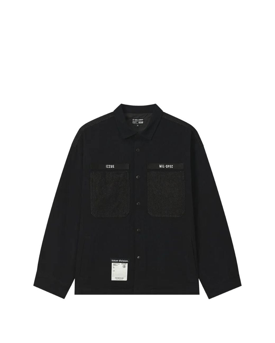 Izzue Black Panelled Jacket for men