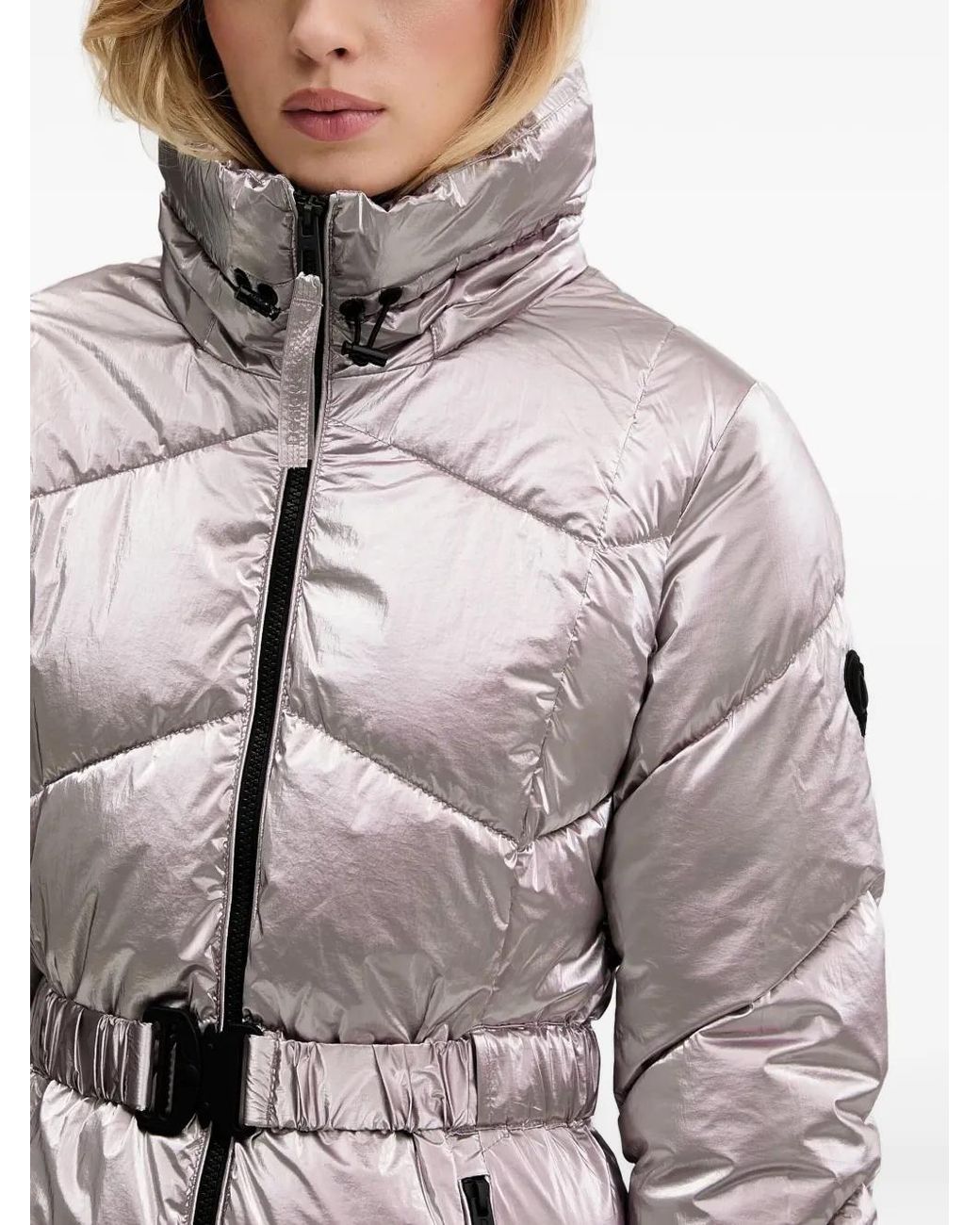 Doudoune À Effet Métallisé Desigual en coloris Gray