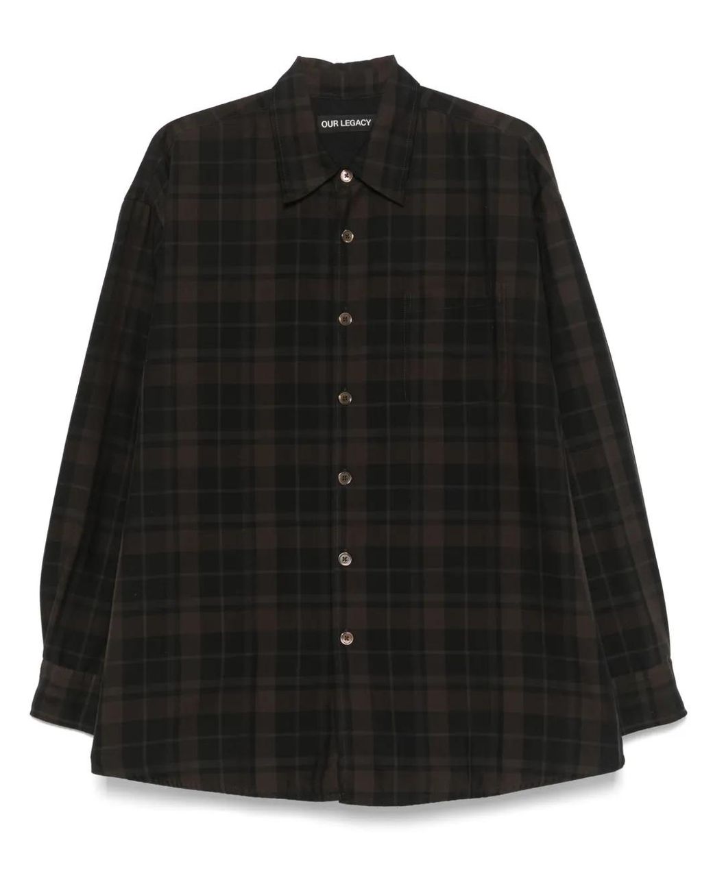 Our Legacy Black Borrowed Shirt for men