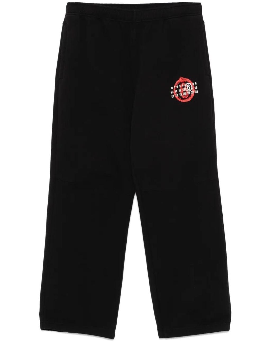 MM6 by Maison Margiela Black Year Of The Snake Track Pants