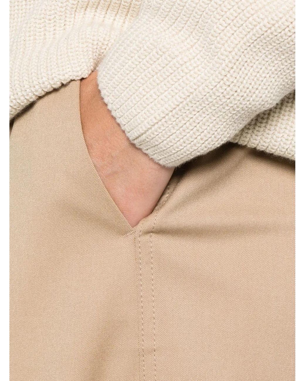 Marc O' Polo Natural Pleated Trousers