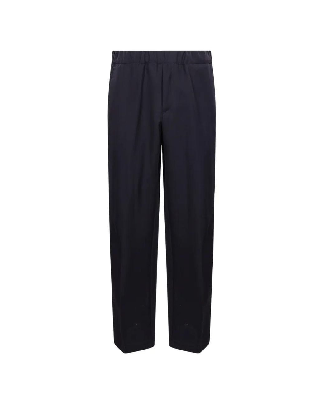 Costumein Blue Pantalon À Taille Élastiquée Et Plis Marqués for men
