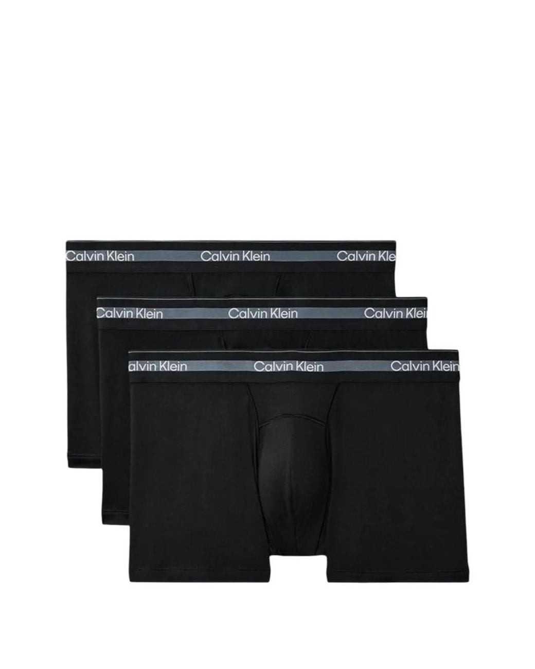 Calvin Klein Black Logo-Waistband Boxers (Set Of Three) for men
