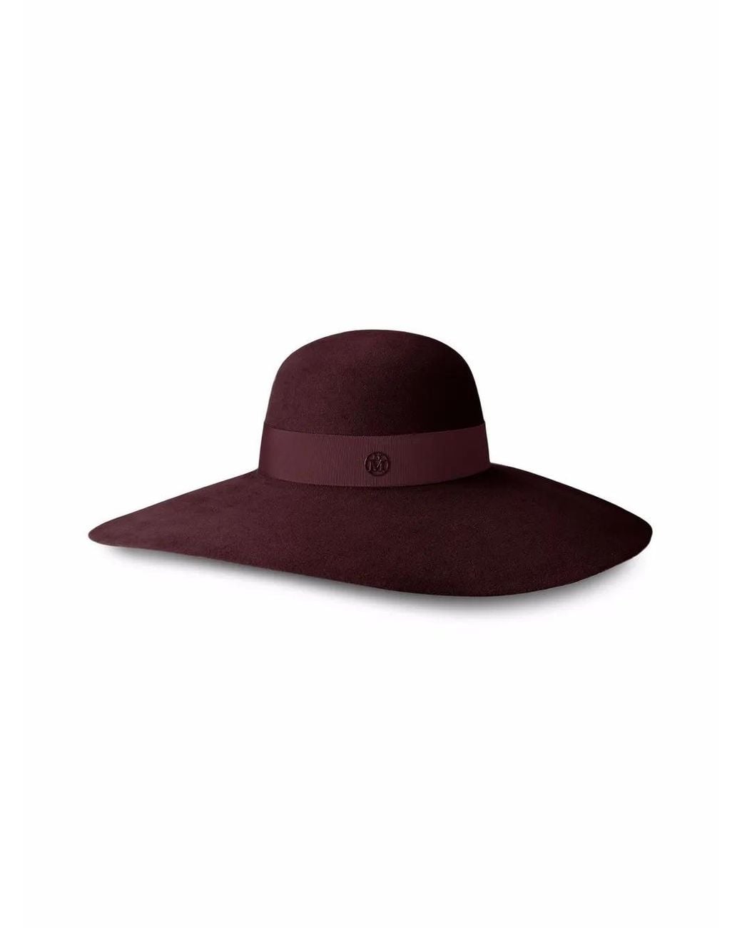 Maison Michel Red Blanche Felt Capeline Hat