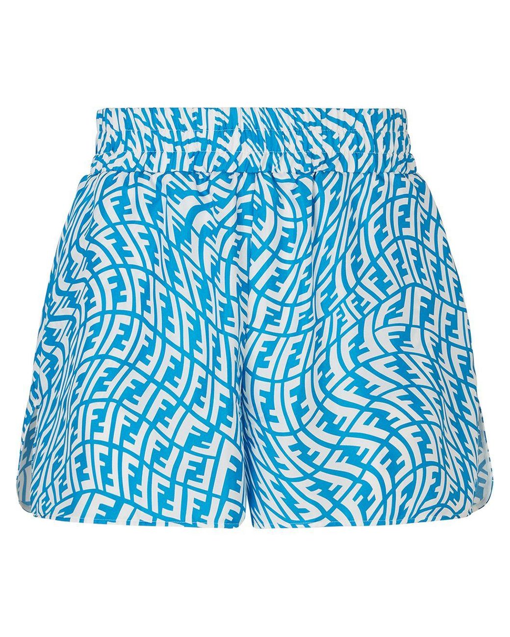 Fendi Ff Vertigo Print Bermuda Shorts in Blue for Men Lyst Canada