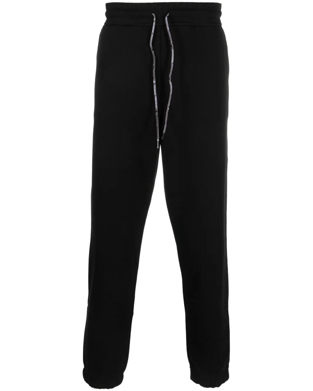 Vivienne Westwood Black Logo-Print Cotton Track Pants for men