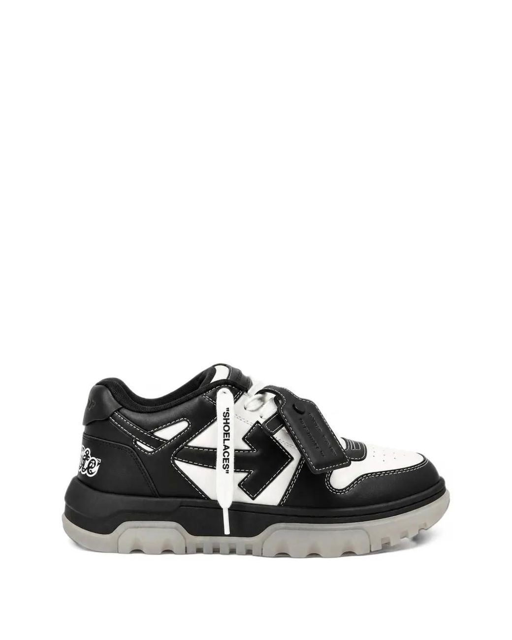 Off-White c/o Virgil Abloh Black Out Of Office Sneakers