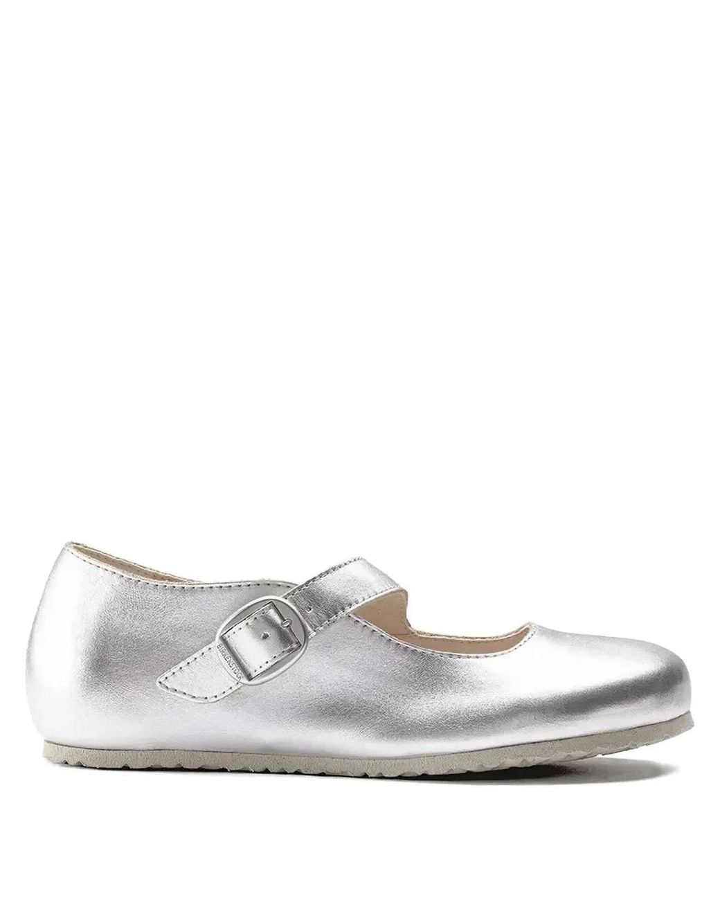 Birkenstock White Tracy Ballet Flats