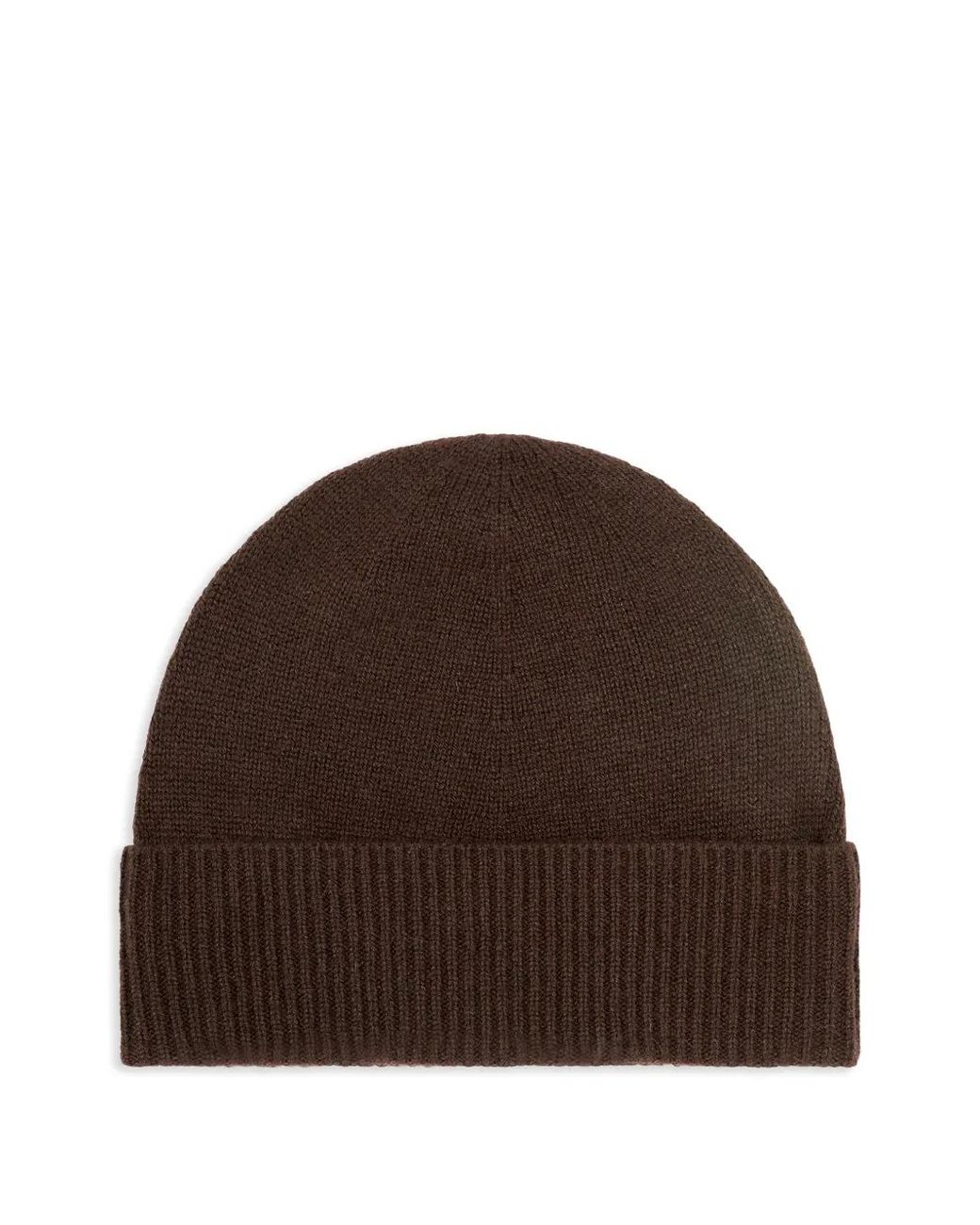 Berretto A Coste di Bompard in Brown