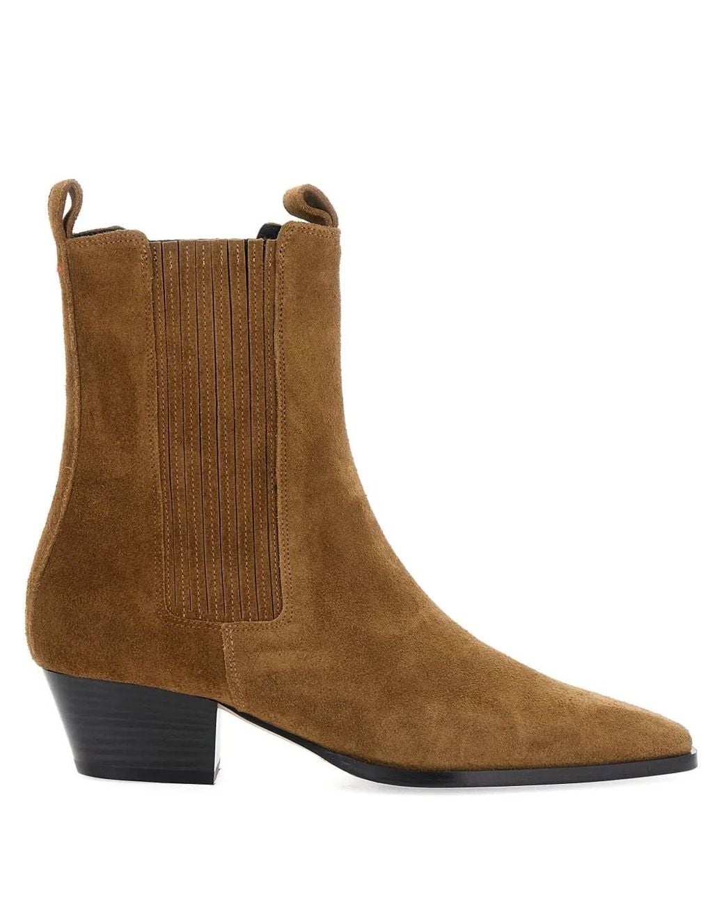 Aeyde Brown Stiefeletten Mit Spitzer Kappe