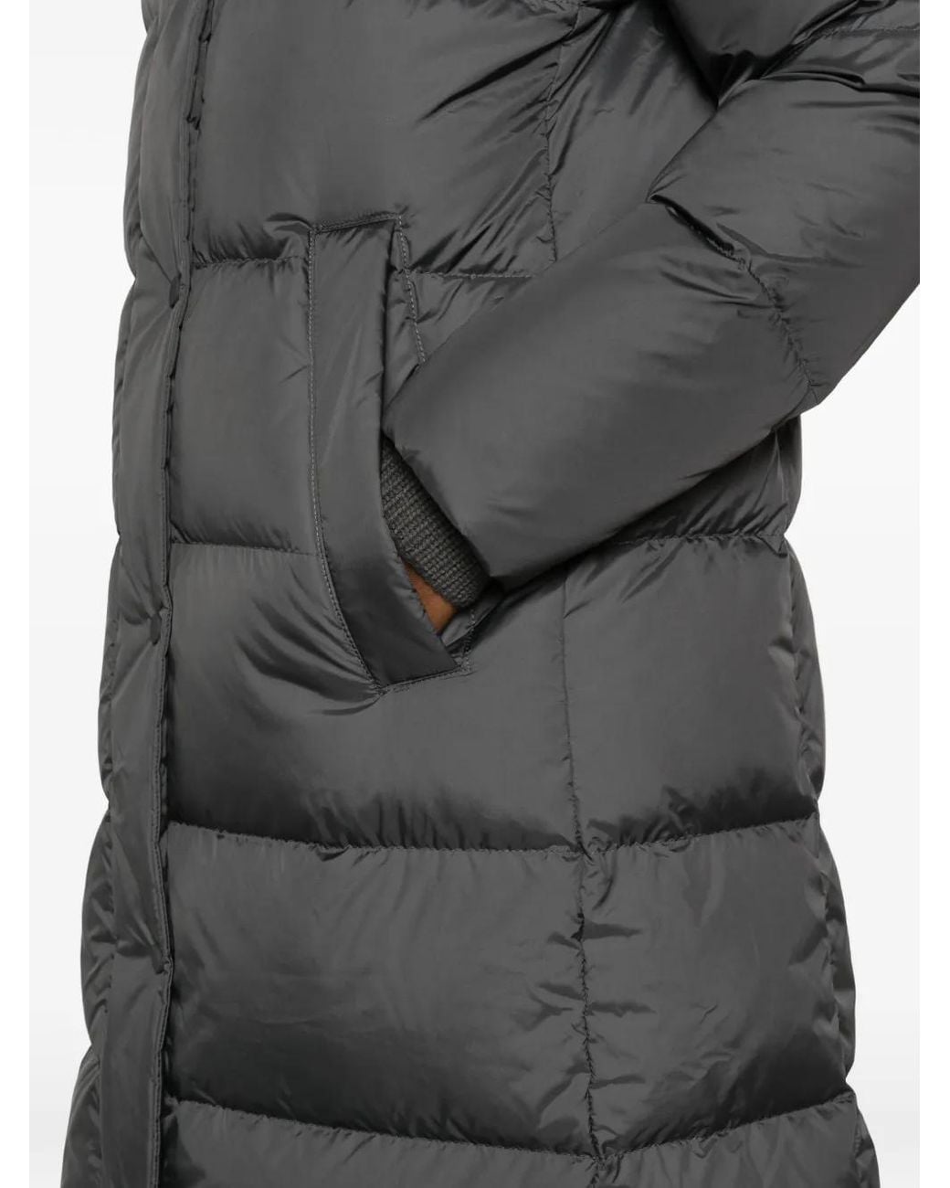 Marc O' Polo Gray Hooded Padded Coat