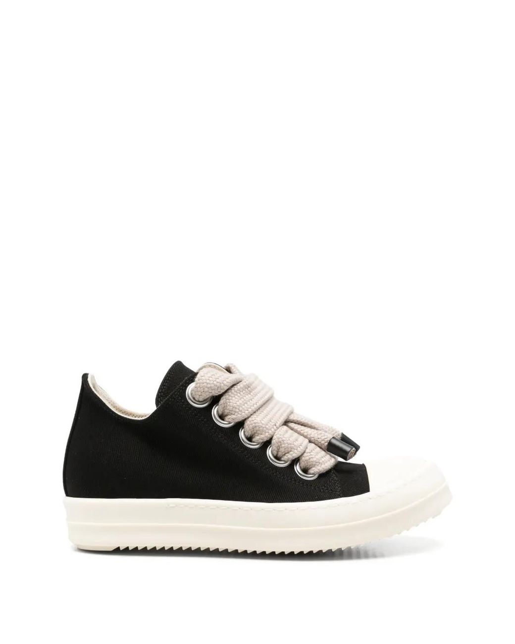 Rick Owens Black Jumbolace Chunky-Lace Sneakers