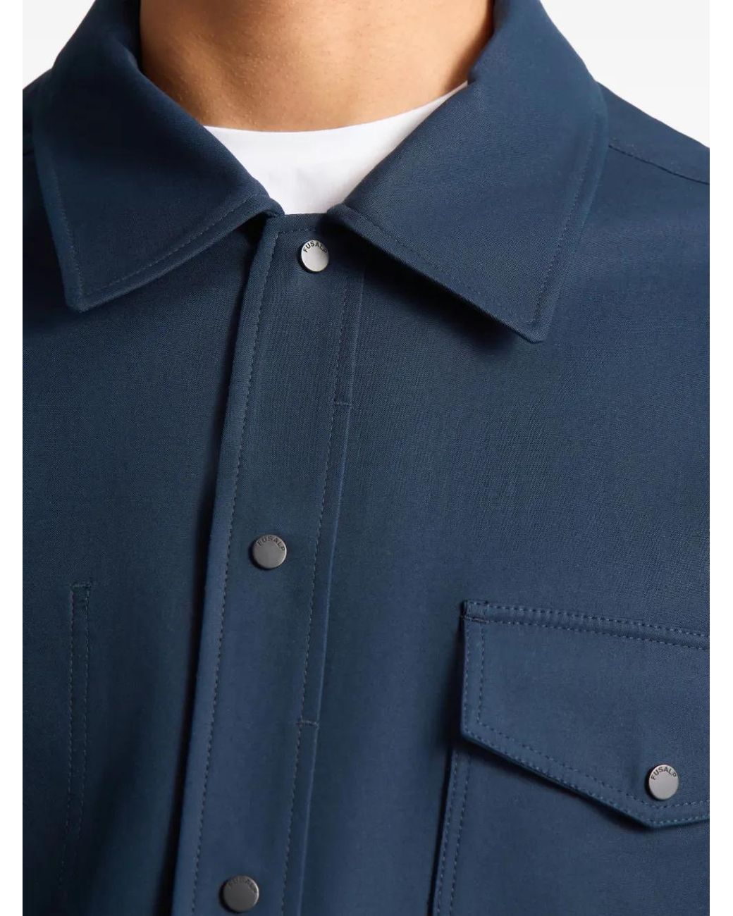 Fusalp Blue Jaymeo Shirt Jacket for men