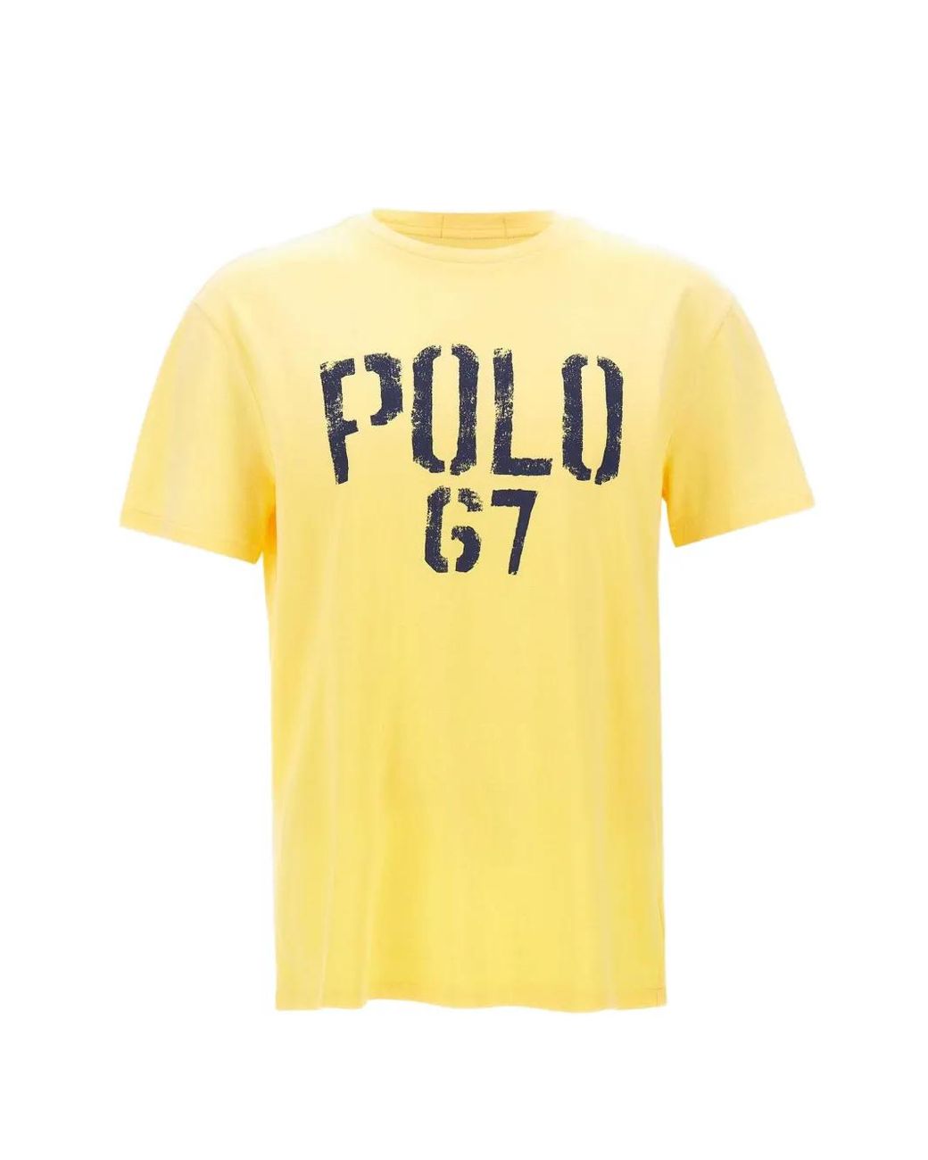 Polo Ralph Lauren Yellow Logo-Print Cotton T-Shirt for men