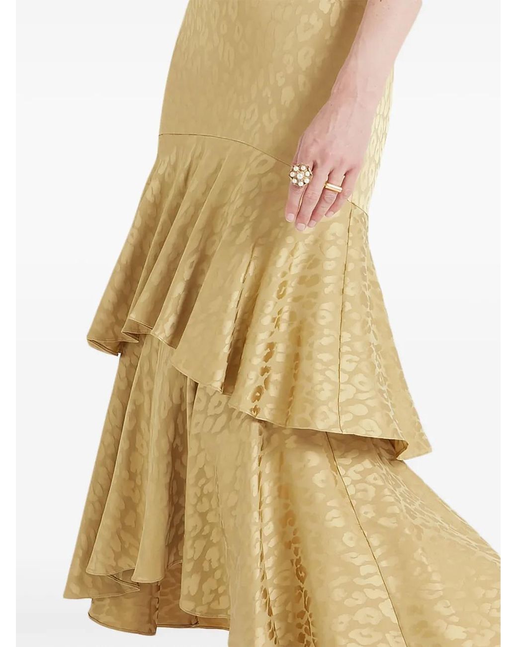 Temperley London Metallic Willow Maxi Dress
