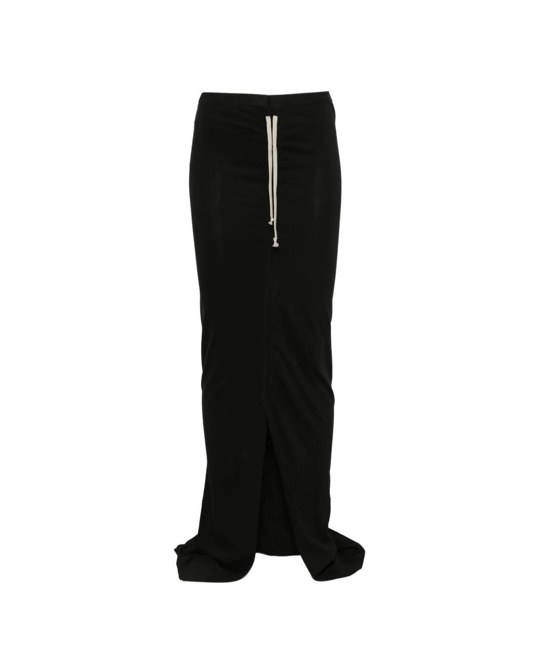 Rick Owens Black Drkshdw Long Skirt