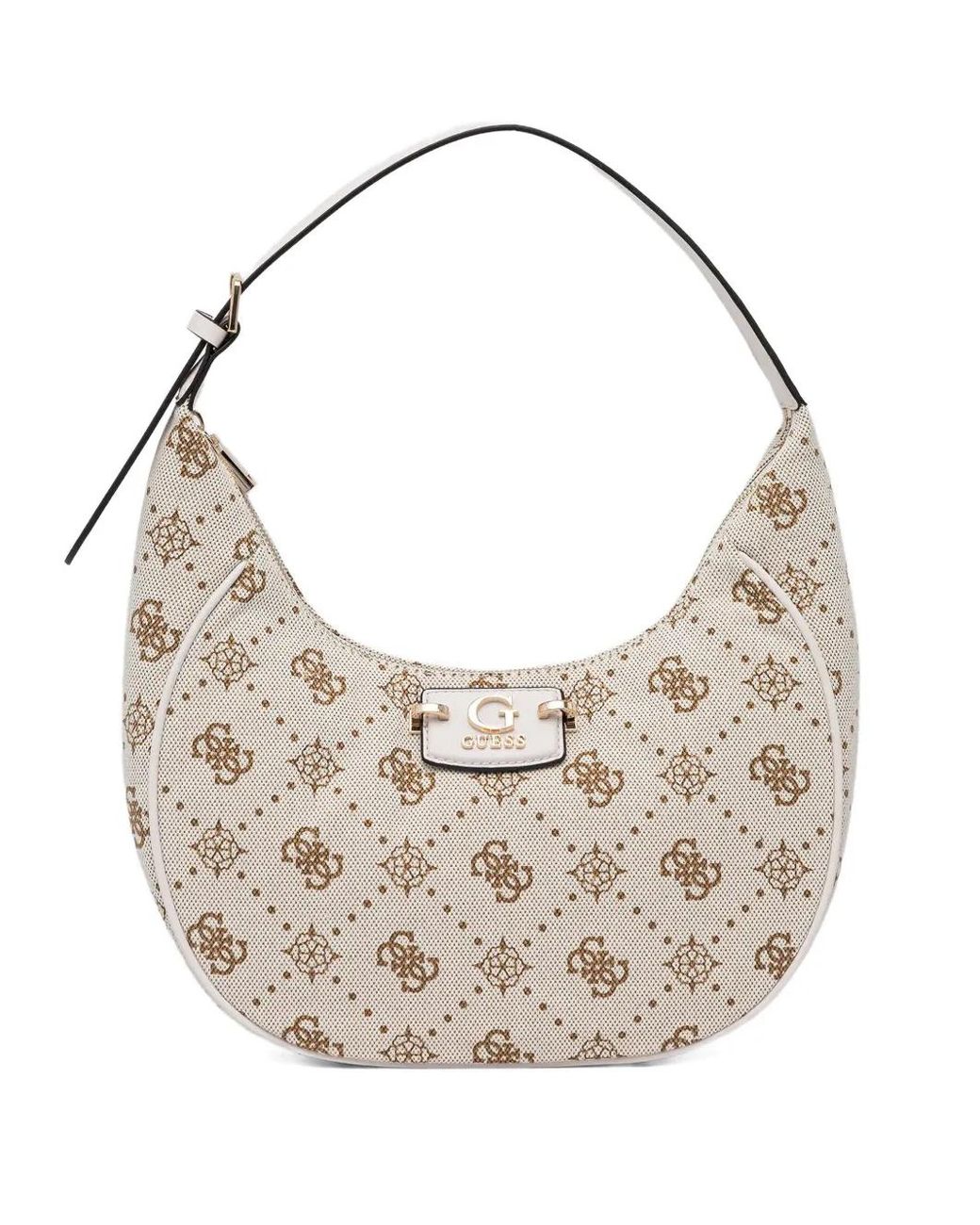 Guess White Neda 4G Tote Bag