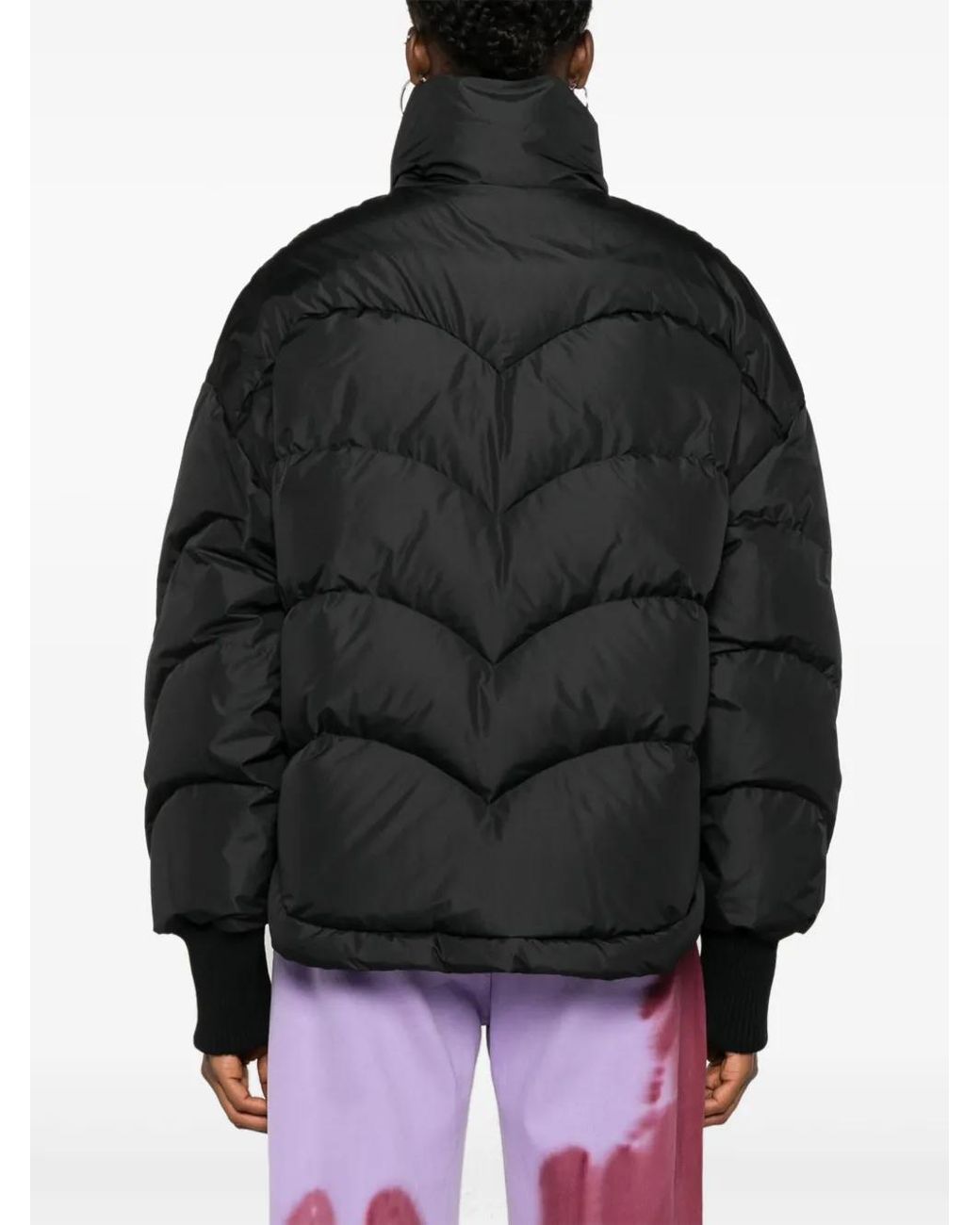 Khrisjoy Black Corazon Puffer Jacket