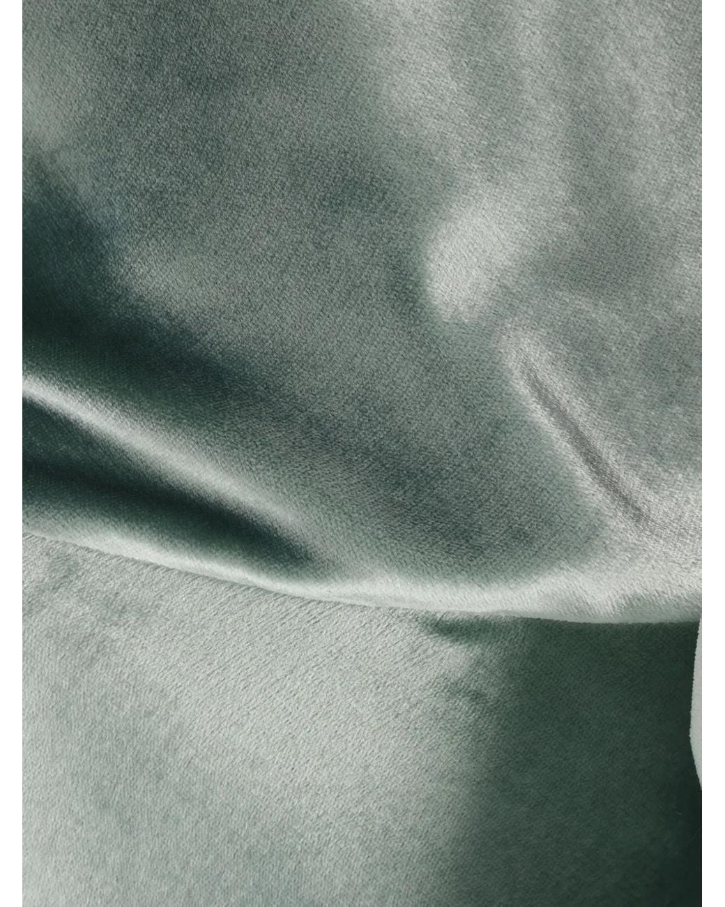 Alberta Ferretti Blue Draped Cowl-Neck Midi Dress