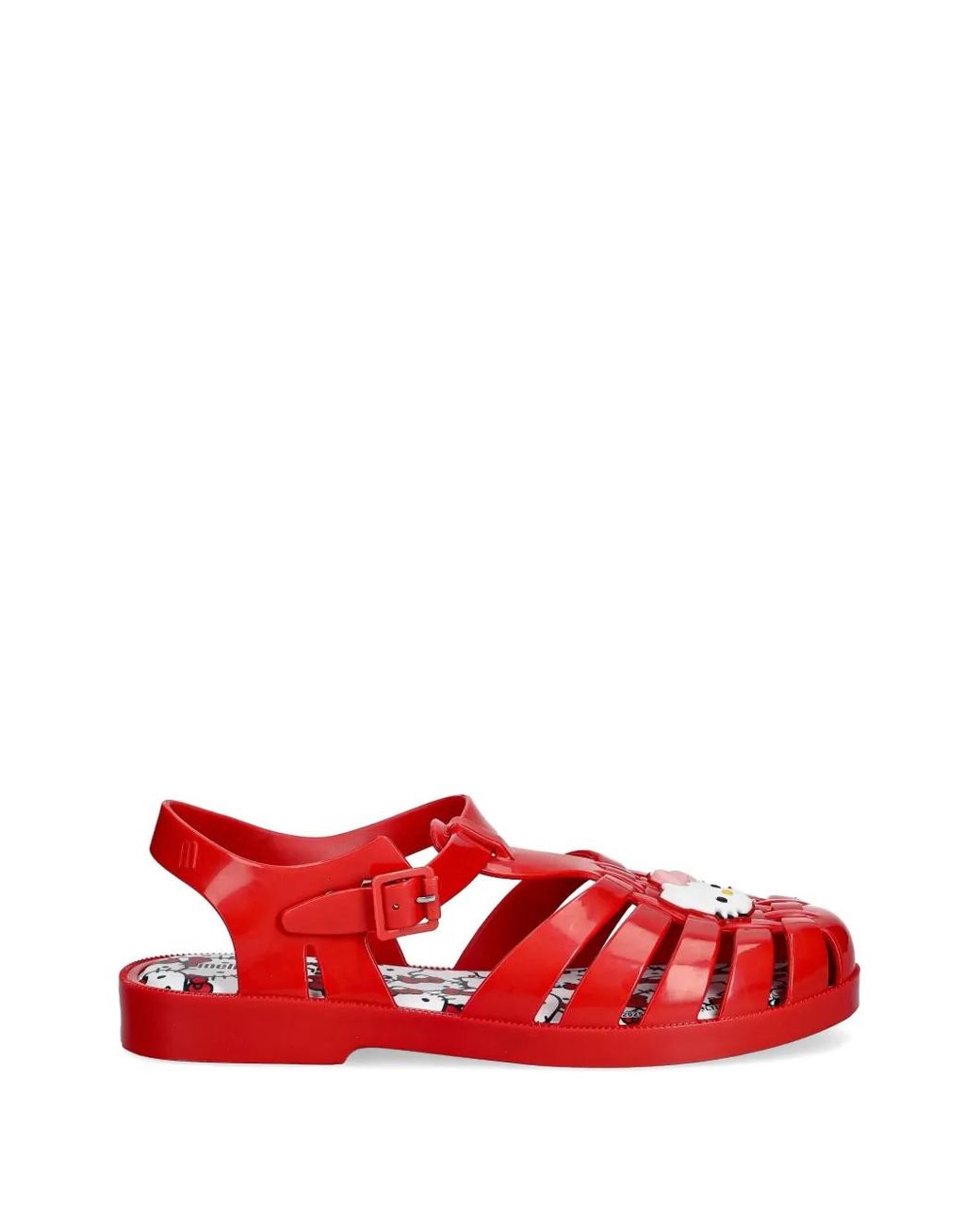 Melissa Red Hello Kitty Cage Sandals