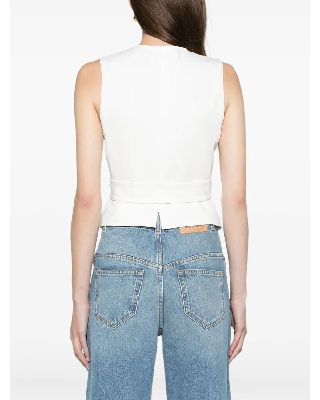 Chaleco Corto De Cady Max Mara de color White