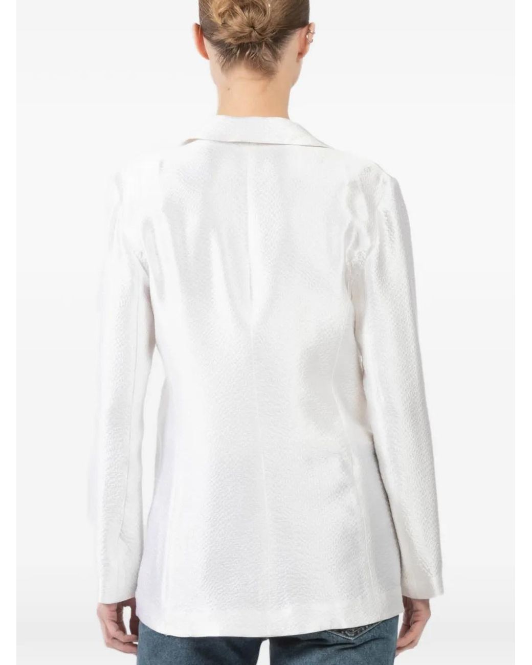 Peter Cohen White Note Single-Button Jacket