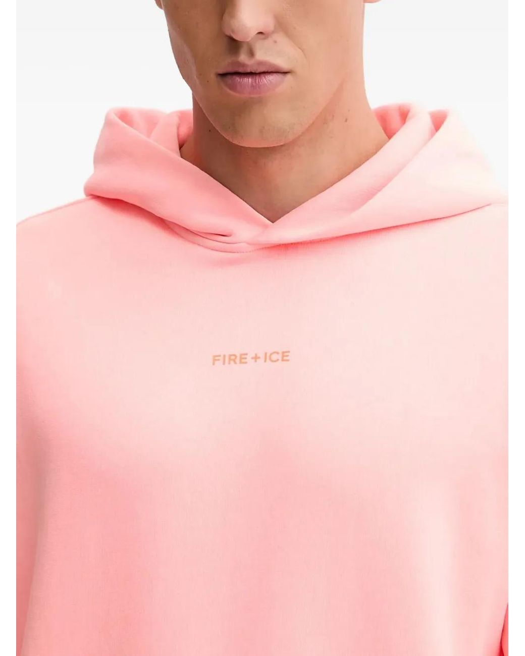 Bogner Fire + Ice Pink Ilay Logo Hoodie for men