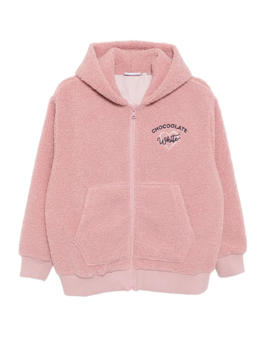 Chocoolate Pink Logo-Embroidered Jacket