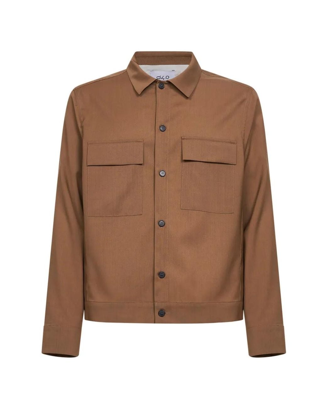 D4.0 Brown Long Sleeve Shirt for men
