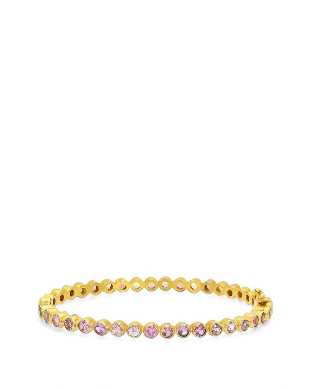 CAMILLE BEINHORN Metallic Infiniti Sapphire Bracelet