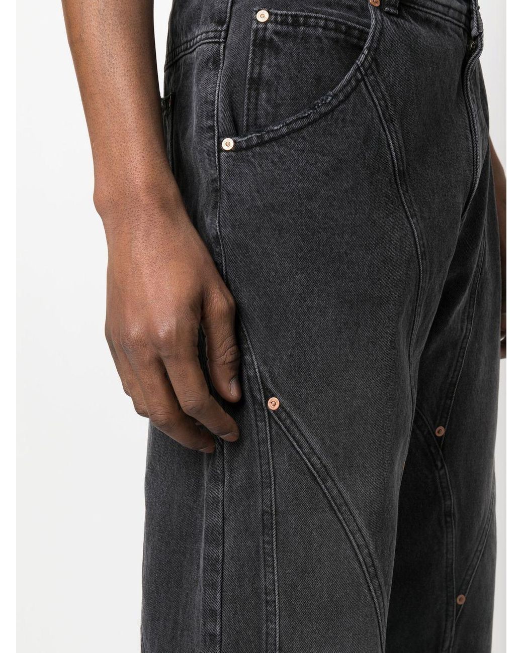 ANDERSSON BELL Seam-detail Loose-cut Jeans in Blue for Men | Lyst