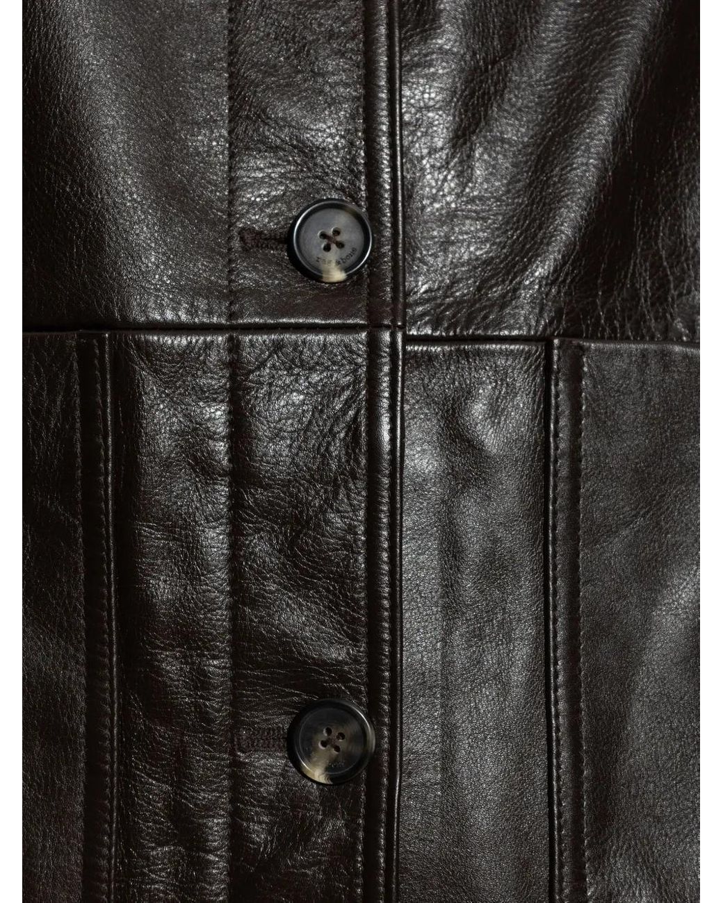 Rag & Bone Black Panelled Leather Jacket