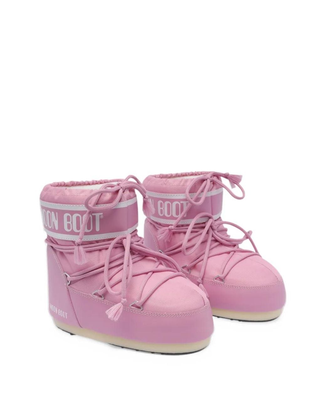 Moon Boot Pink Icon Low Nylon Boots