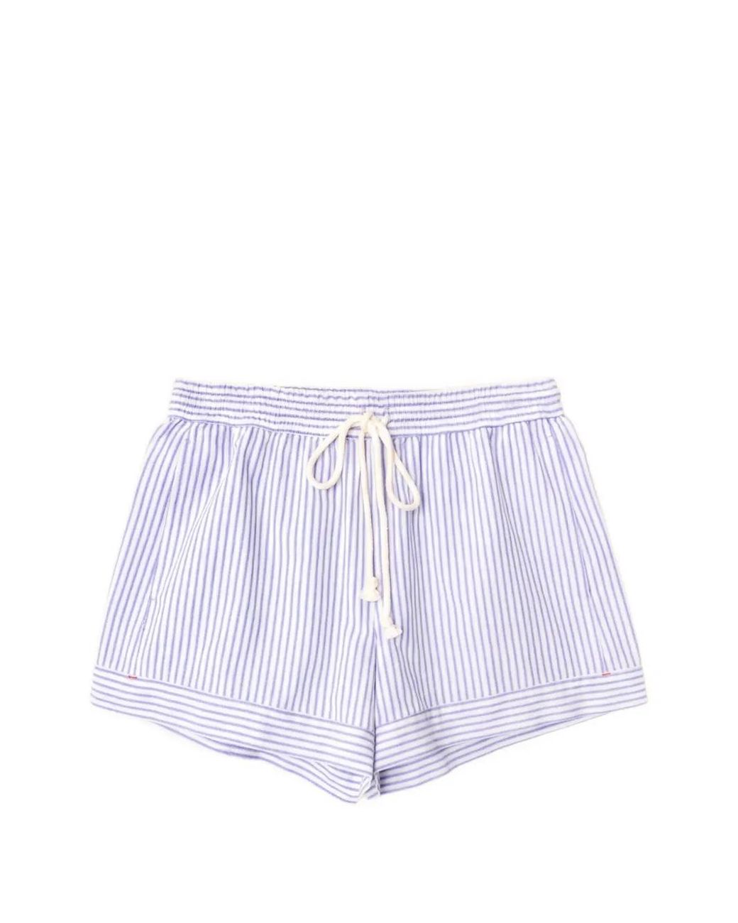 Xirena White Gabby Striped Mini Shorts