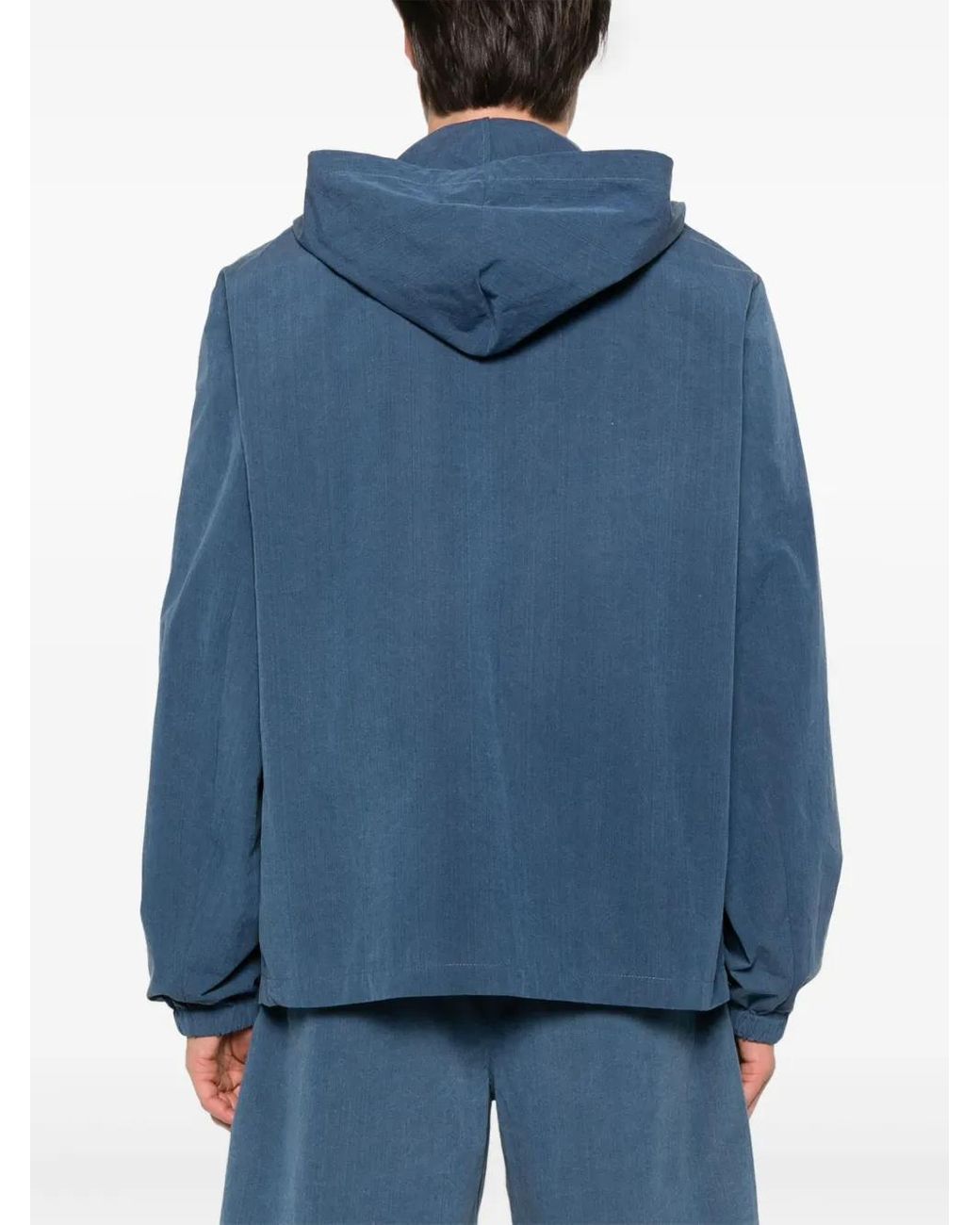 Givenchy Katoenen Hoodie Met Rits En 4G-Detail in het Blue voor heren