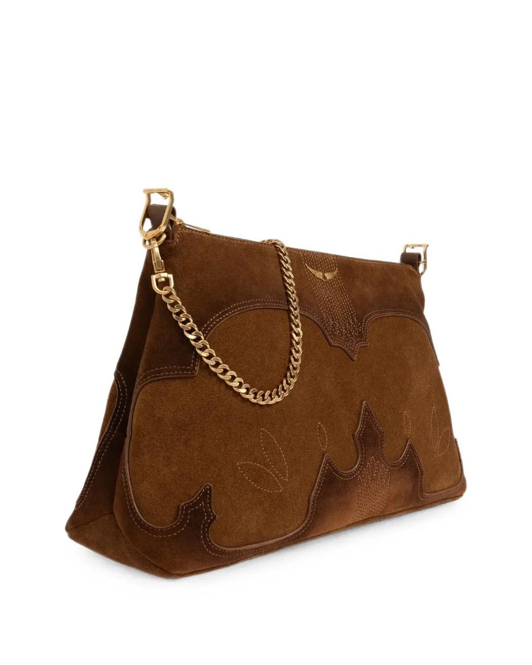 Zadig & Voltaire Brown Jim Western Used Bag