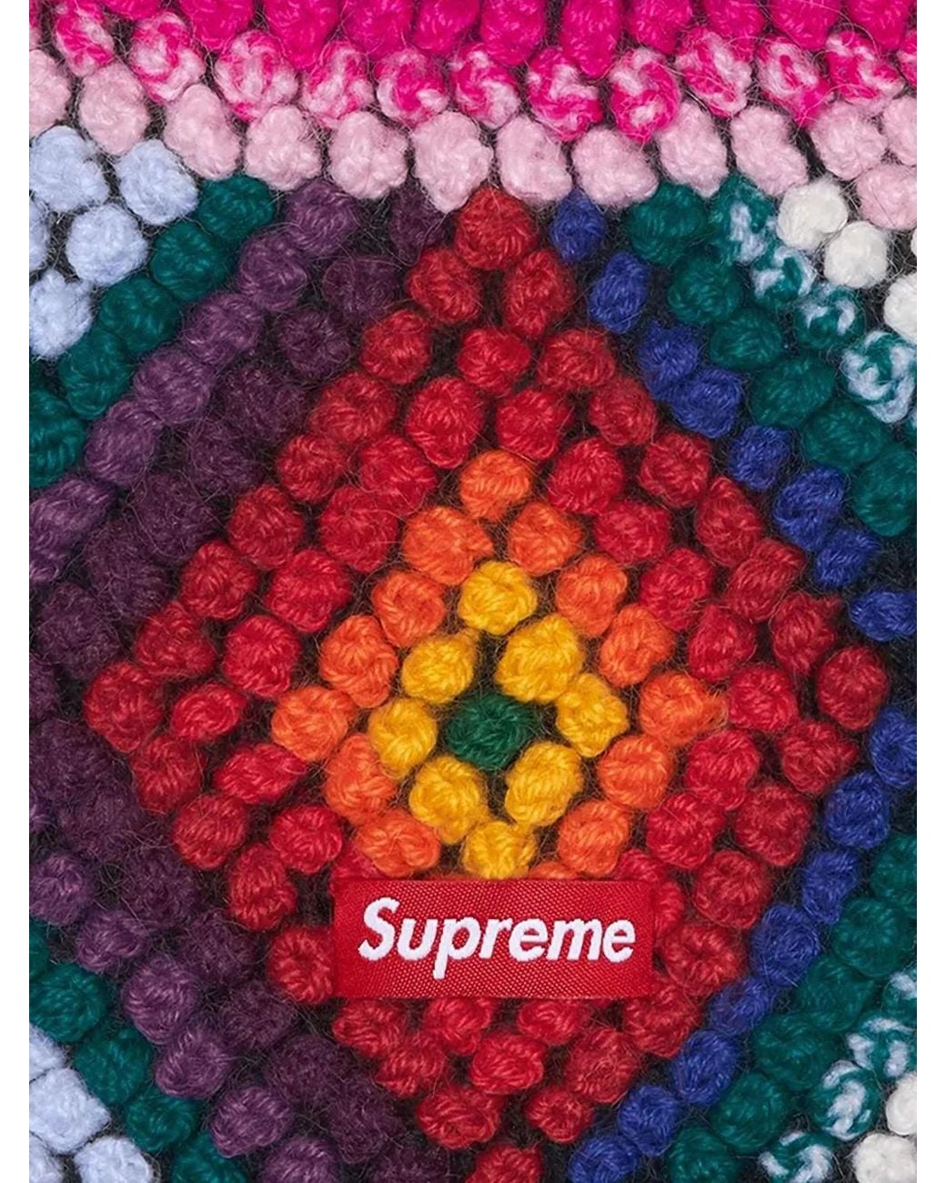 Supreme Textured-Knit Beanie Hat for Men | Lyst