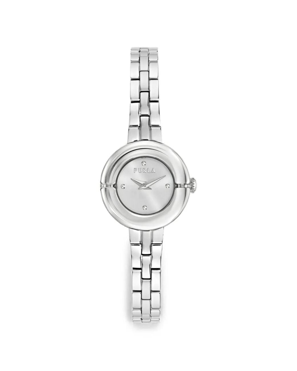 Furla White Miasfera Iconic 24Mm Watch
