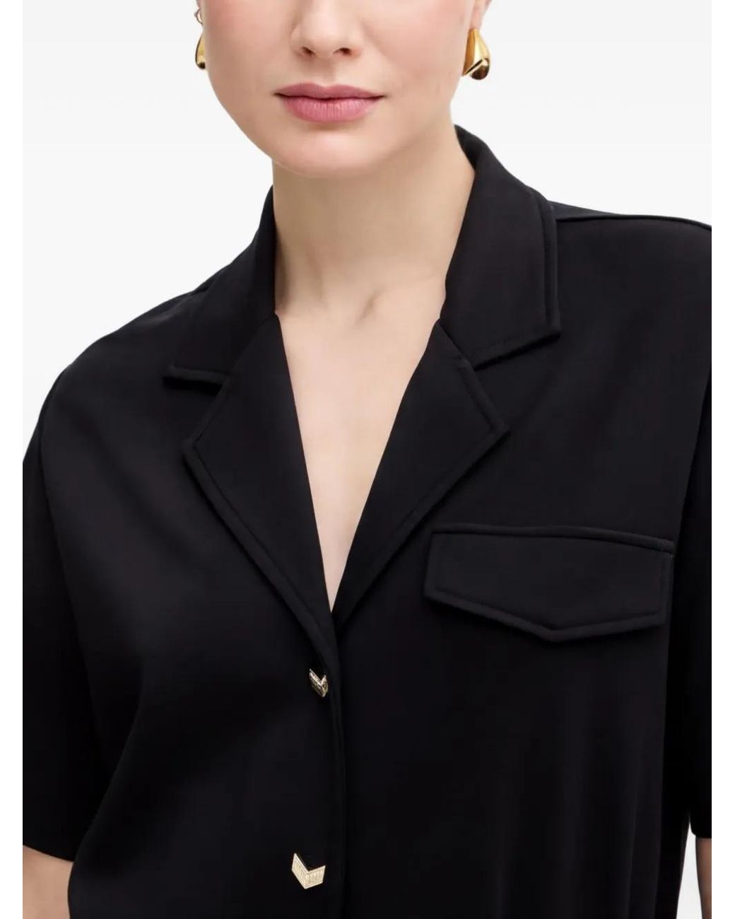 Liu Jo Black Milanese Stitch Jumpsuit