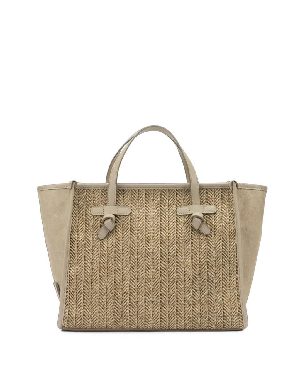Gianni Chiarini Natural 32 Miss Marcella Woven-Design Tote Bag