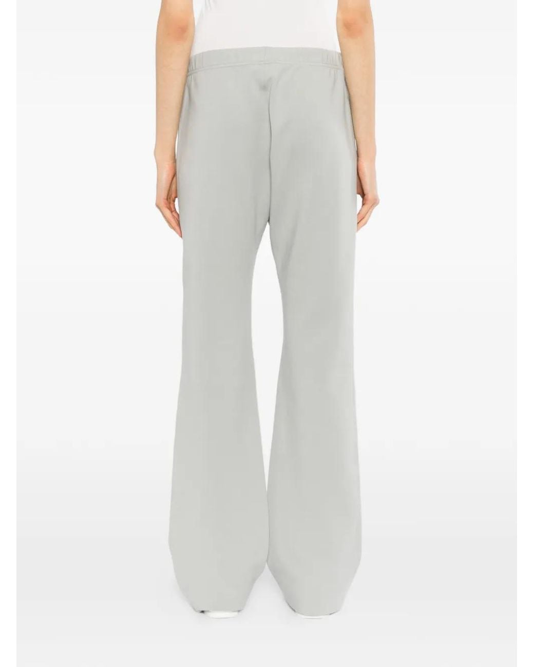 James Perse White Italian-Knit Track Pants