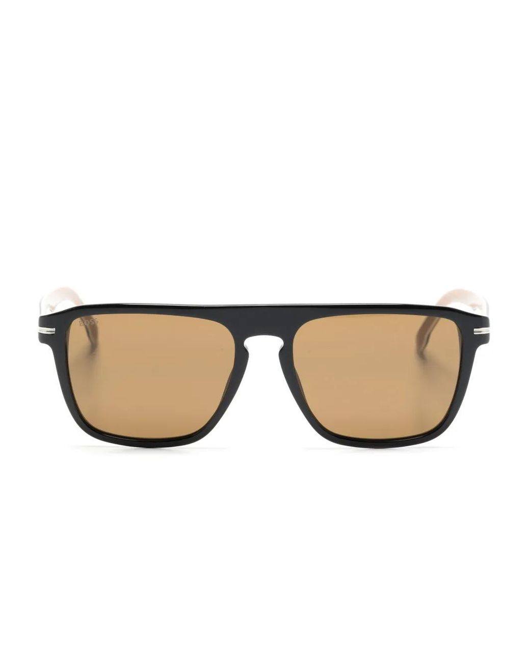Boss Natural Square-Frame Sunglasses for men