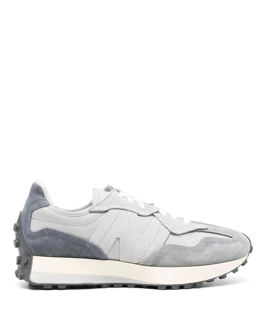New Balance White 327 Shoes for men