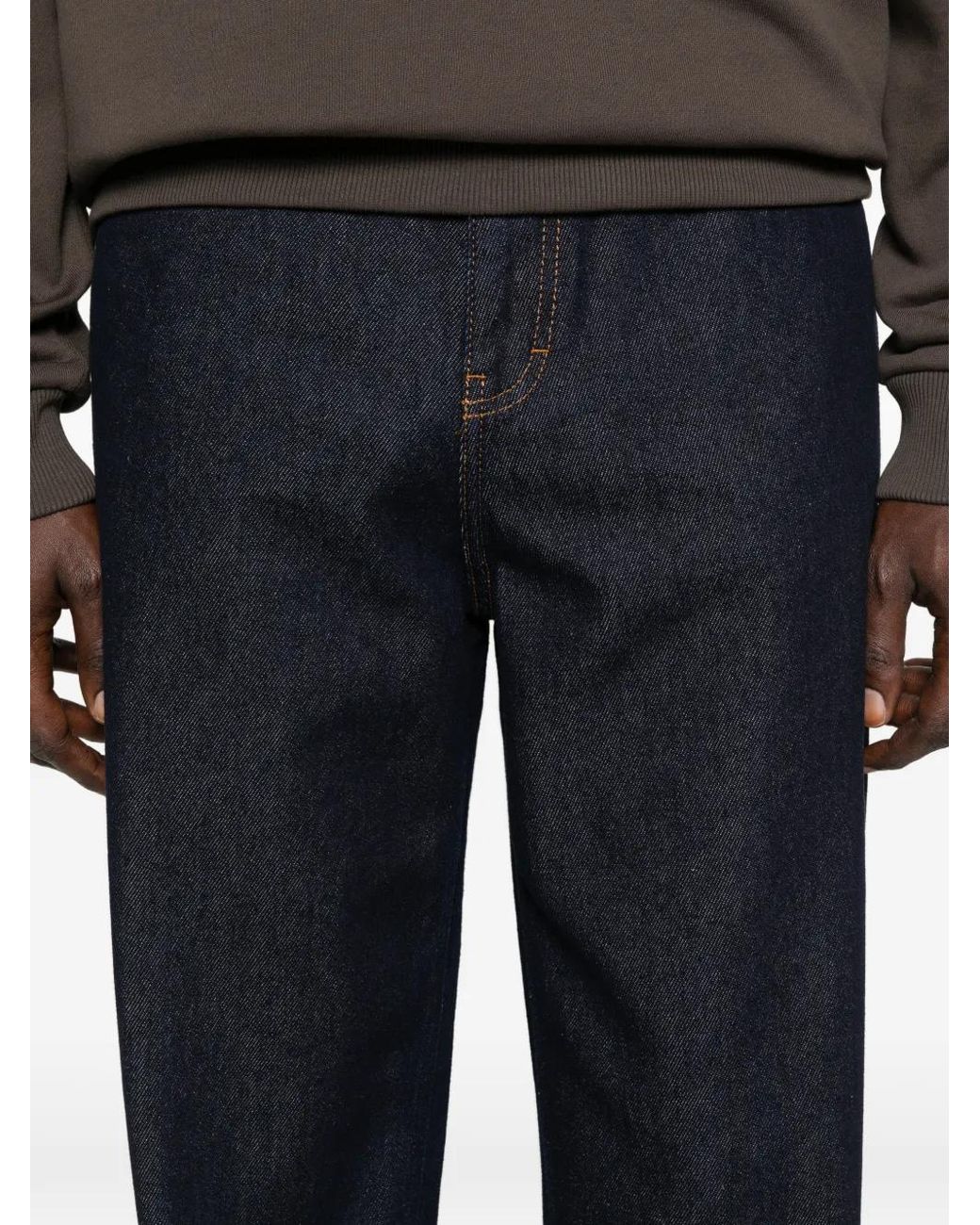 Les Deux Blue Roi Buttoned Jeans for men