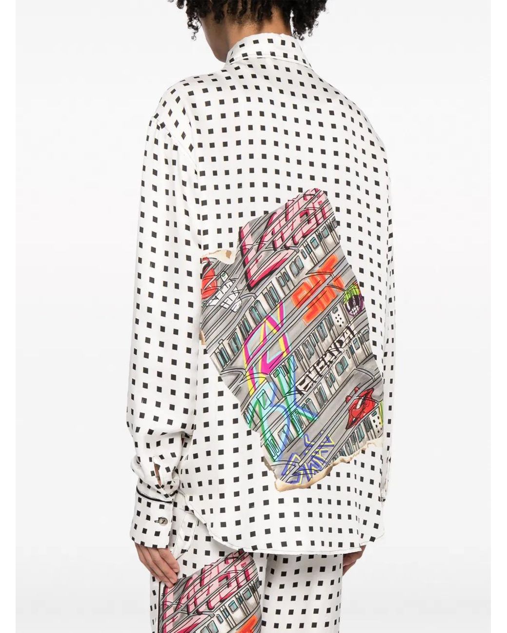 ROMEO HUNTE White The Gender Neutral Silk Shirt