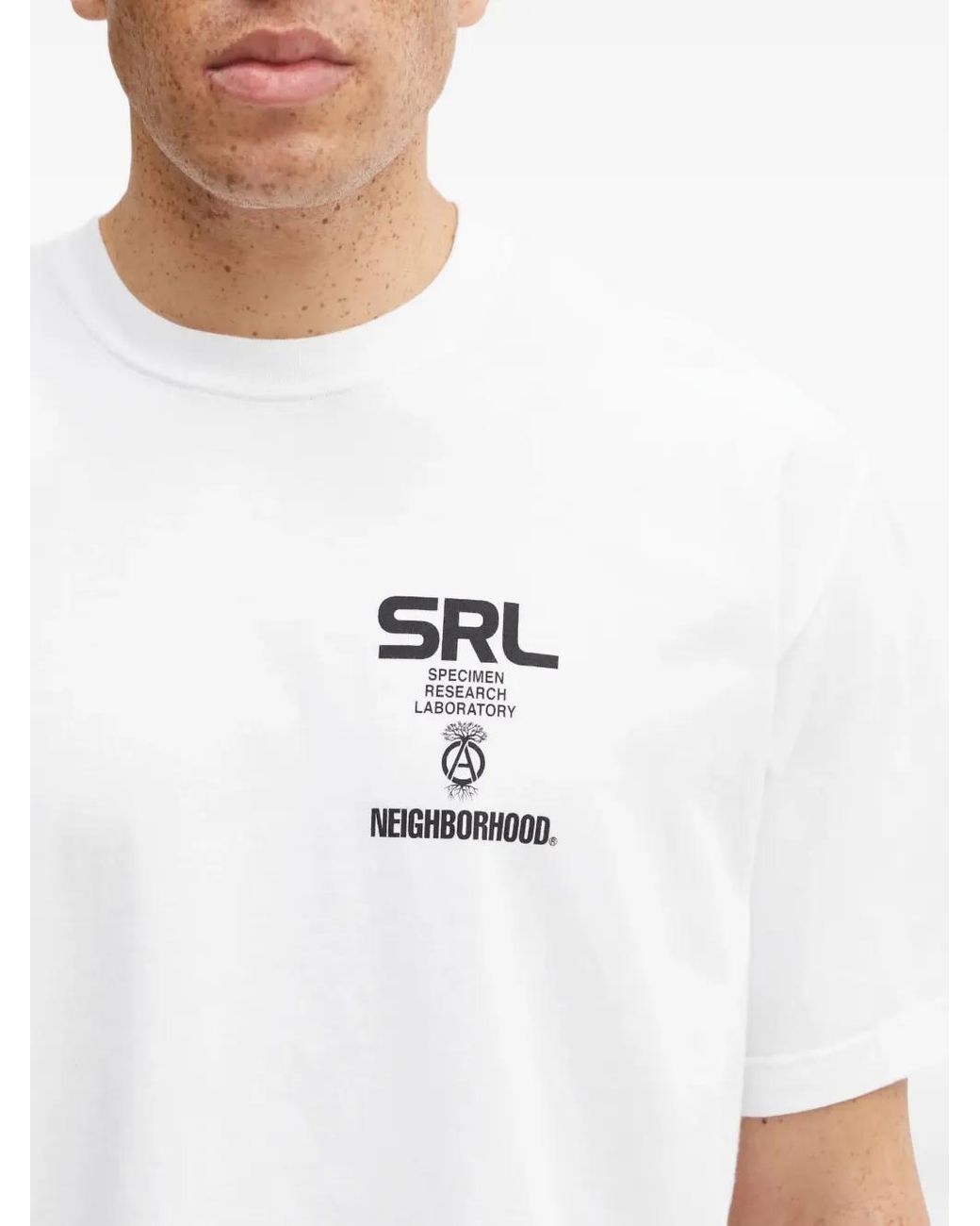 Neighborhood White Cotton T-Shirt for men